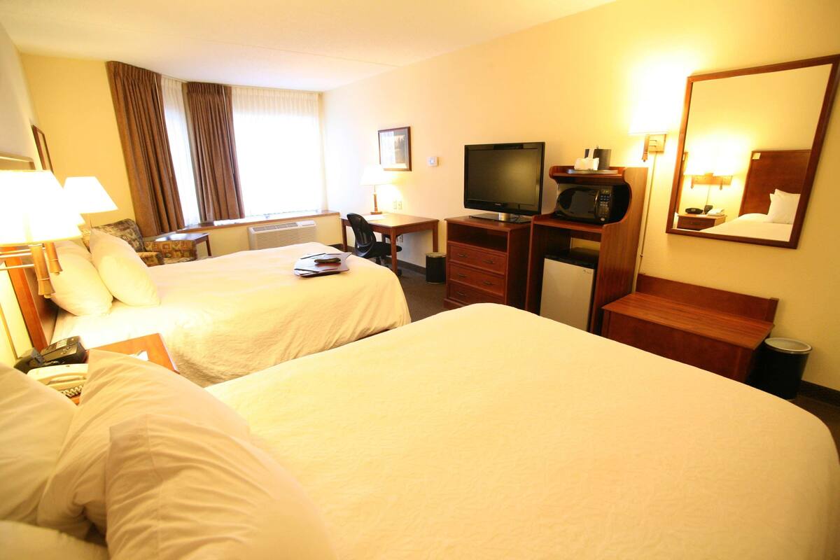 Blackout drapes, iron/ironing board, rollaway beds (surcharge)