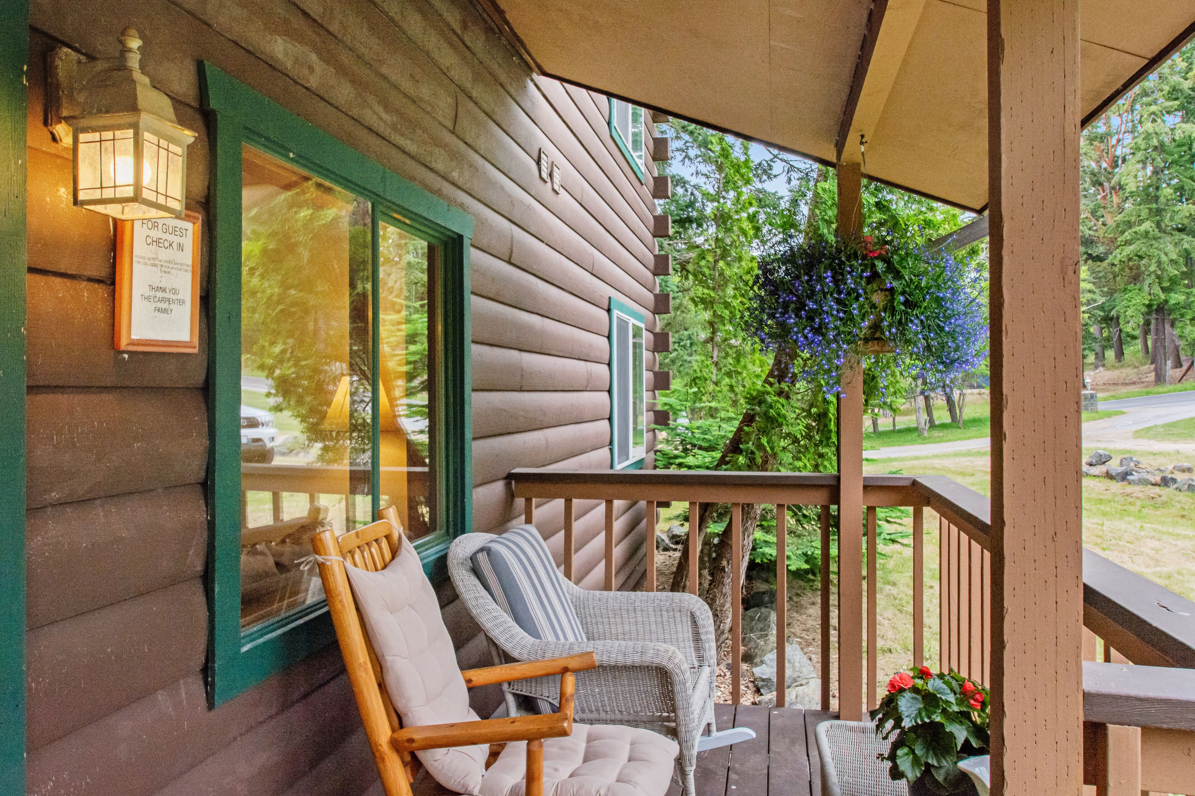 ルーム 1 ベッドルーム 暖炉 マリーナビュー (Deer Harbor Inn #2) | バルコニー