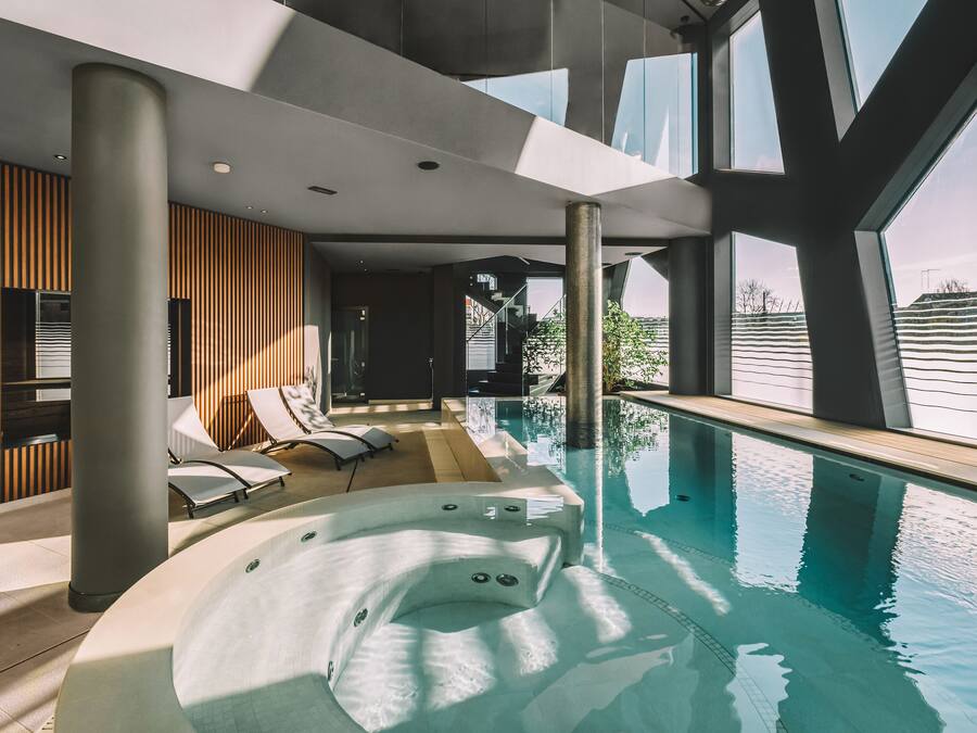 Behandlungsräume für Paare, Sauna, Whirlpool, Dampfbad