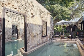 Indoor pool, outdoor pool