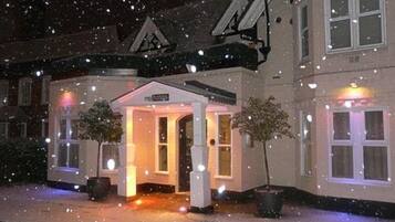 Front of property - evening/night