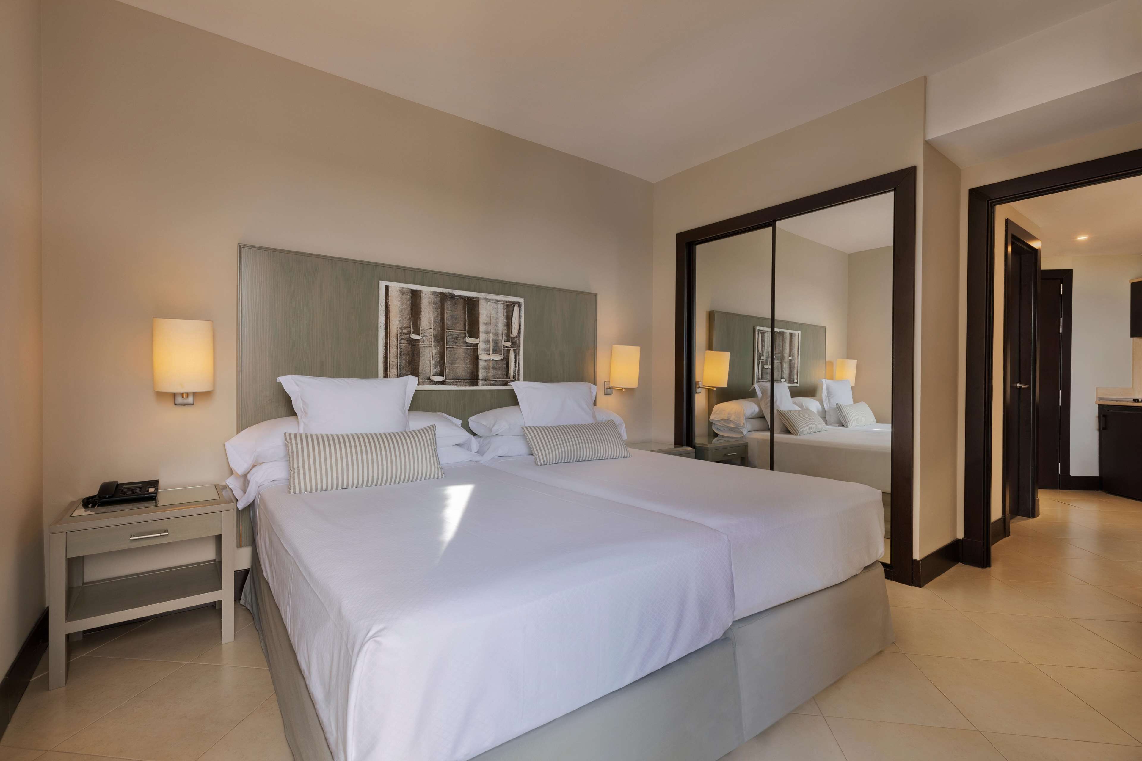 Individually decorated, individually furnished, desk, blackout drapes