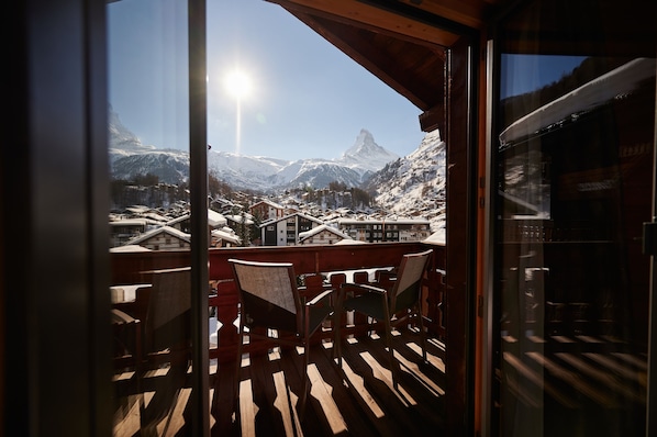 Junior Double Room, Mountain View (Matterhorn) | Balcony view