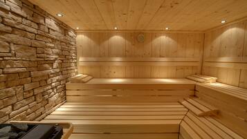 Sauna, steam room