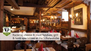 2 restaurants; breakfast, lunch, dinner, and brunch served - Tradition Julen Hotel (Zermatt)