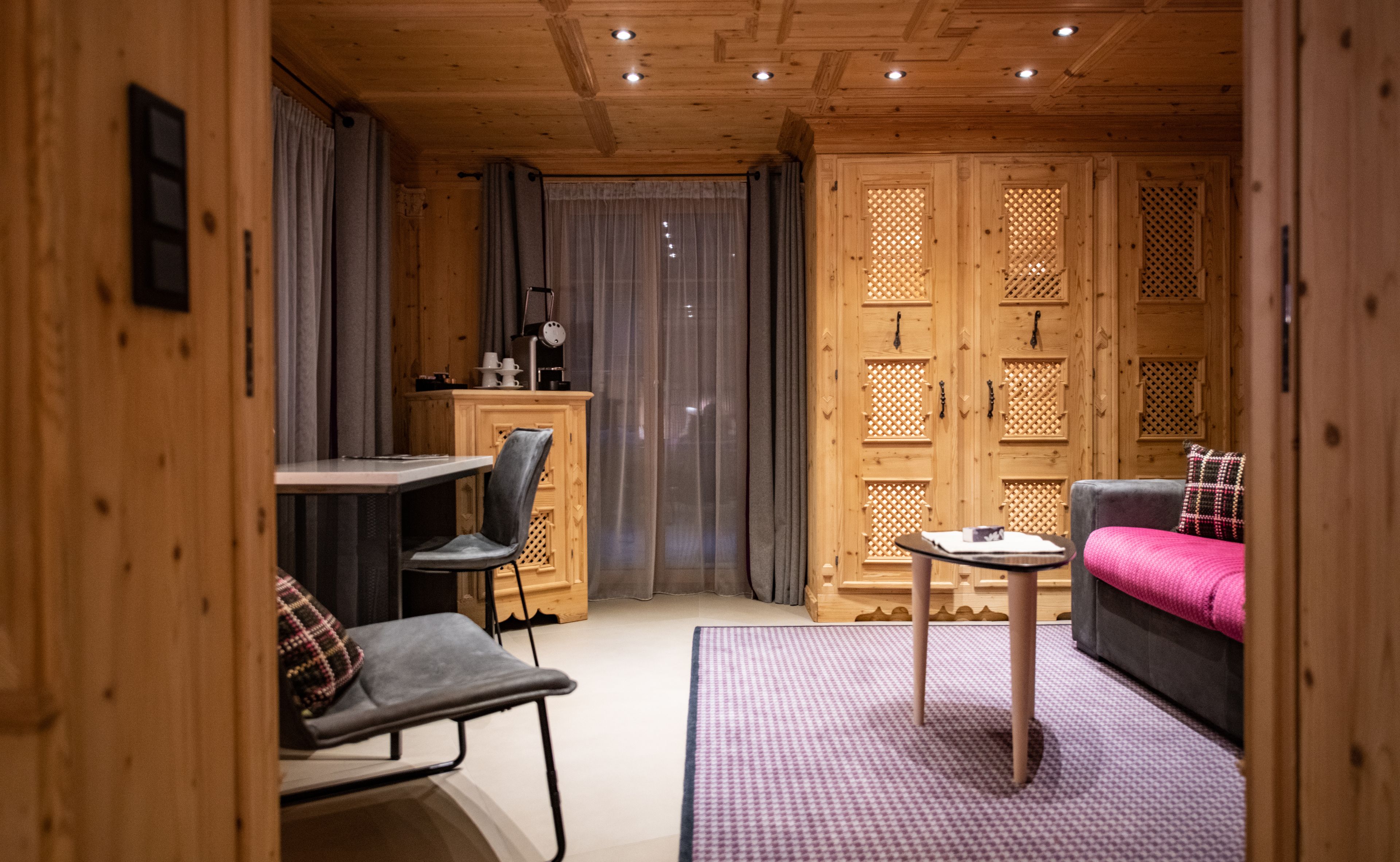 superior comfort room | living area | flat-screen tv