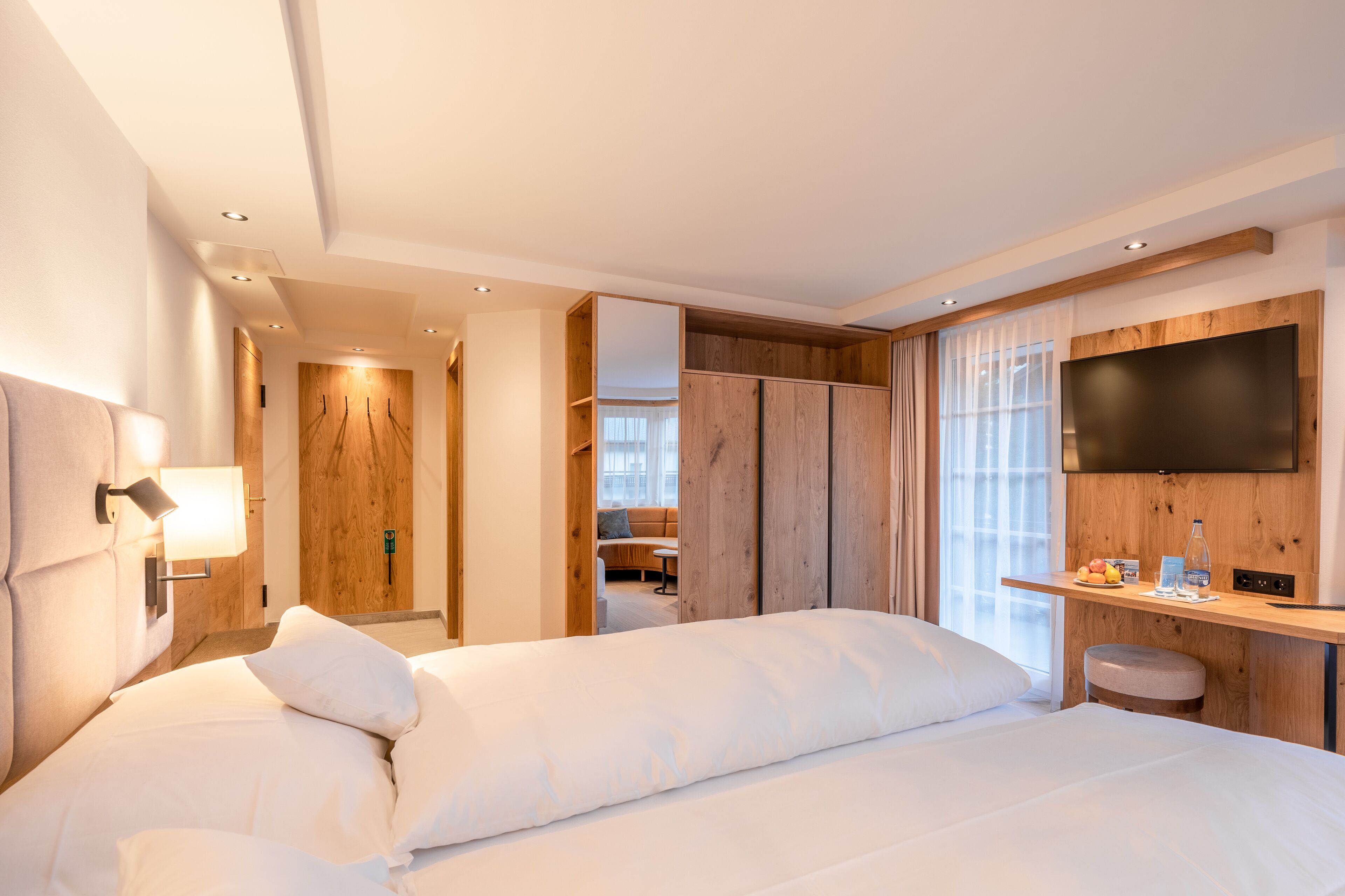 premium double room | premium bedding, down duvets, memory-foam beds, free minibar items