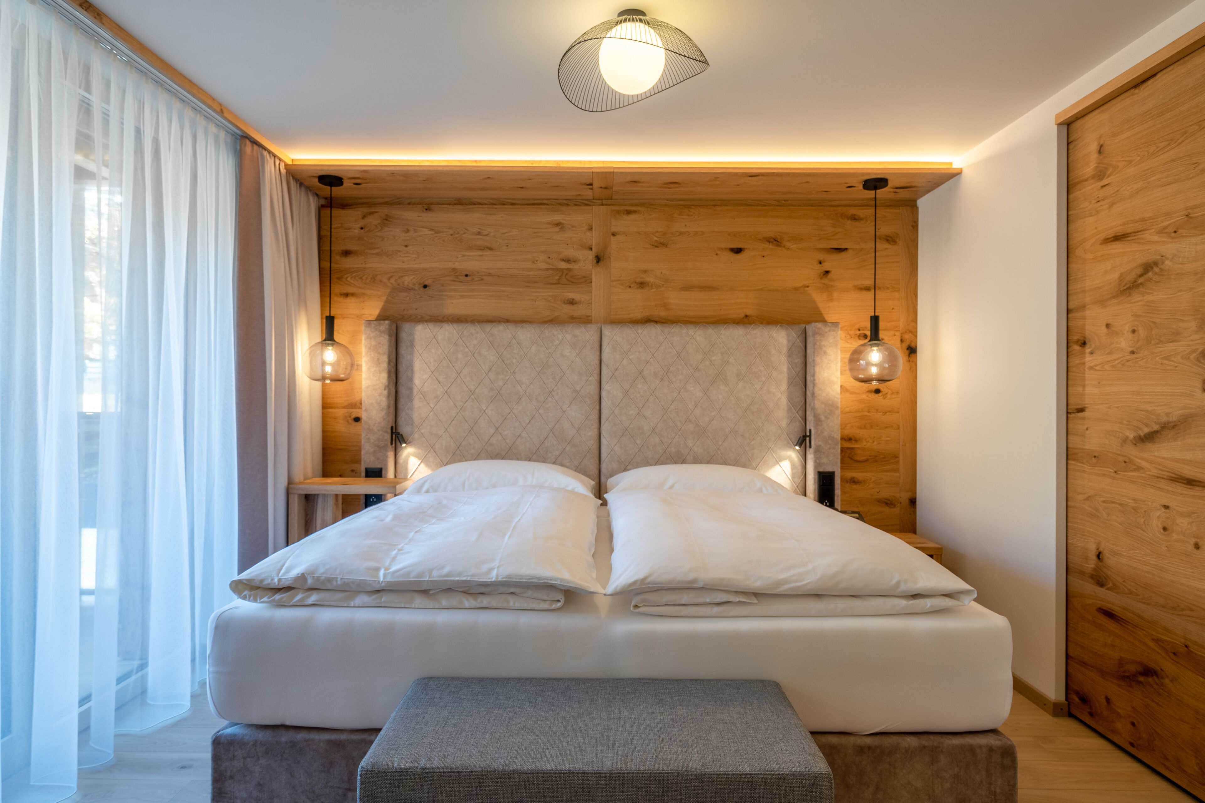 deluxe double room | premium bedding, down duvets, memory-foam beds, free minibar items