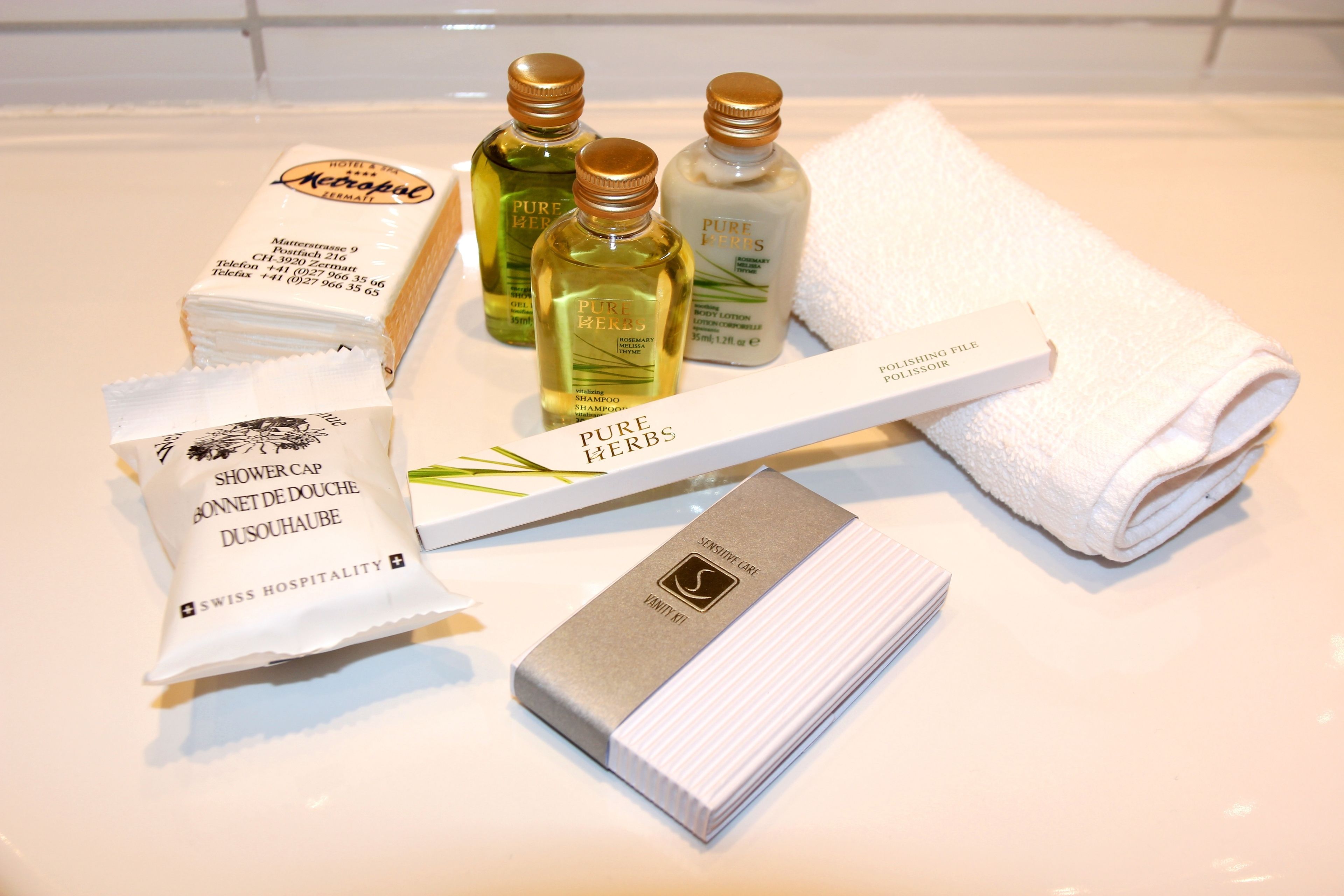 combined shower/bathtub, free toiletries, hair dryer, bathrobes