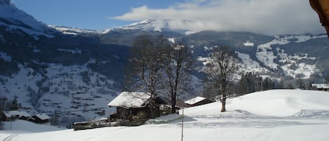 Vue depuis lâhĂ©bergement