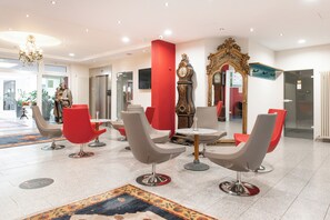 Sitteområde i lobbyen