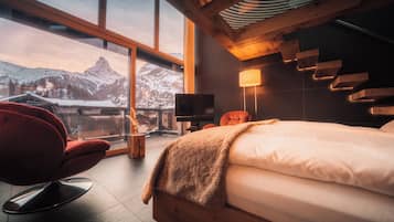 Sky Room (Matterhorn View) | Premium bedding, free minibar items, in-room safe