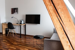 Executive-Doppelzimmer | Zimmersafe, individuell dekoriert, individuell eingerichtet