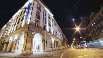 Front of property – evening/night