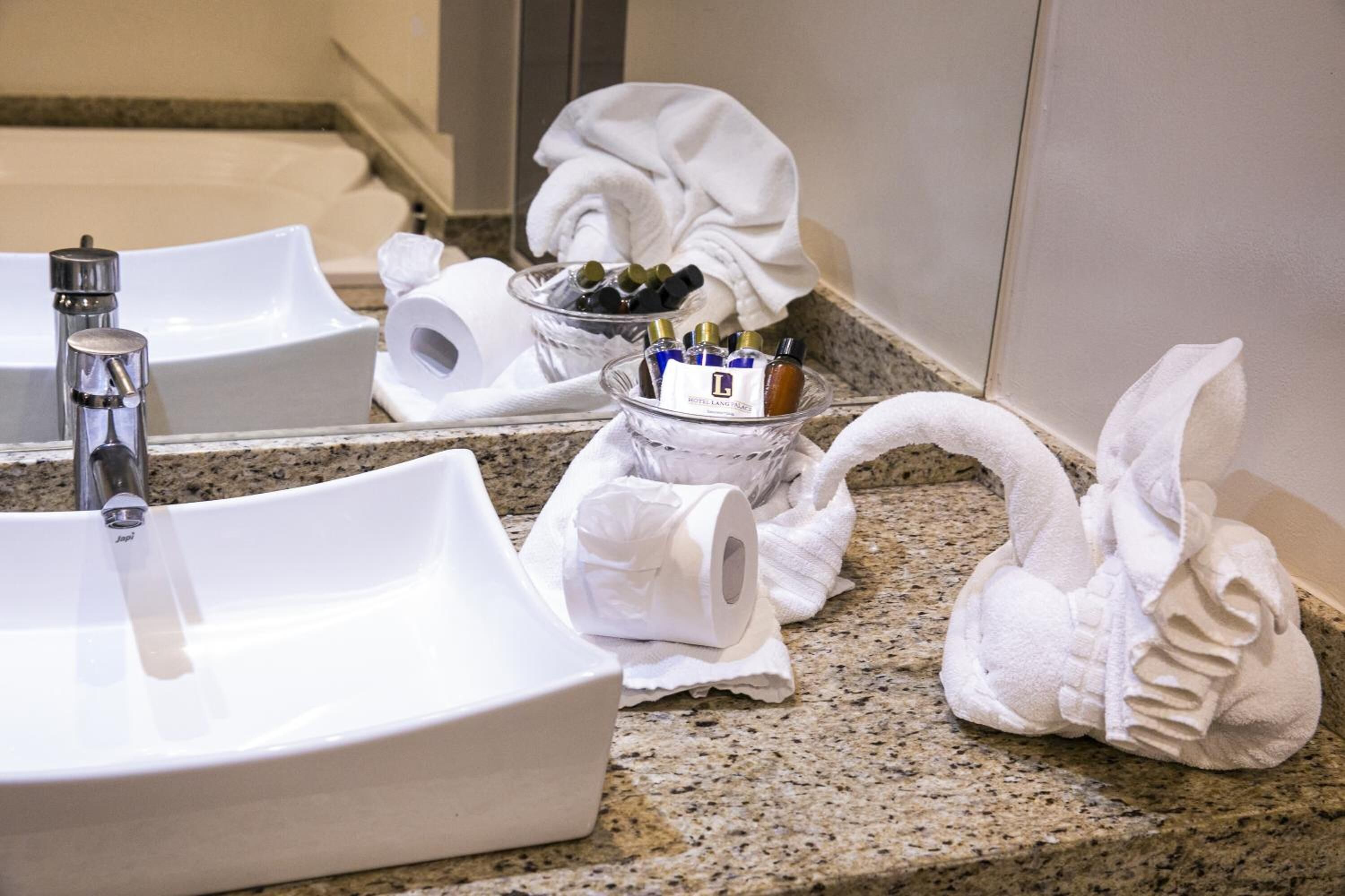 shower, free toiletries, hair dryer, bidet