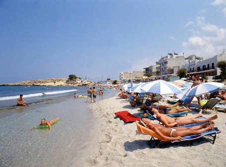 In Strandnähe, Strandtücher, Motorbootfahrt. Heronissos Hotel - All inclusive