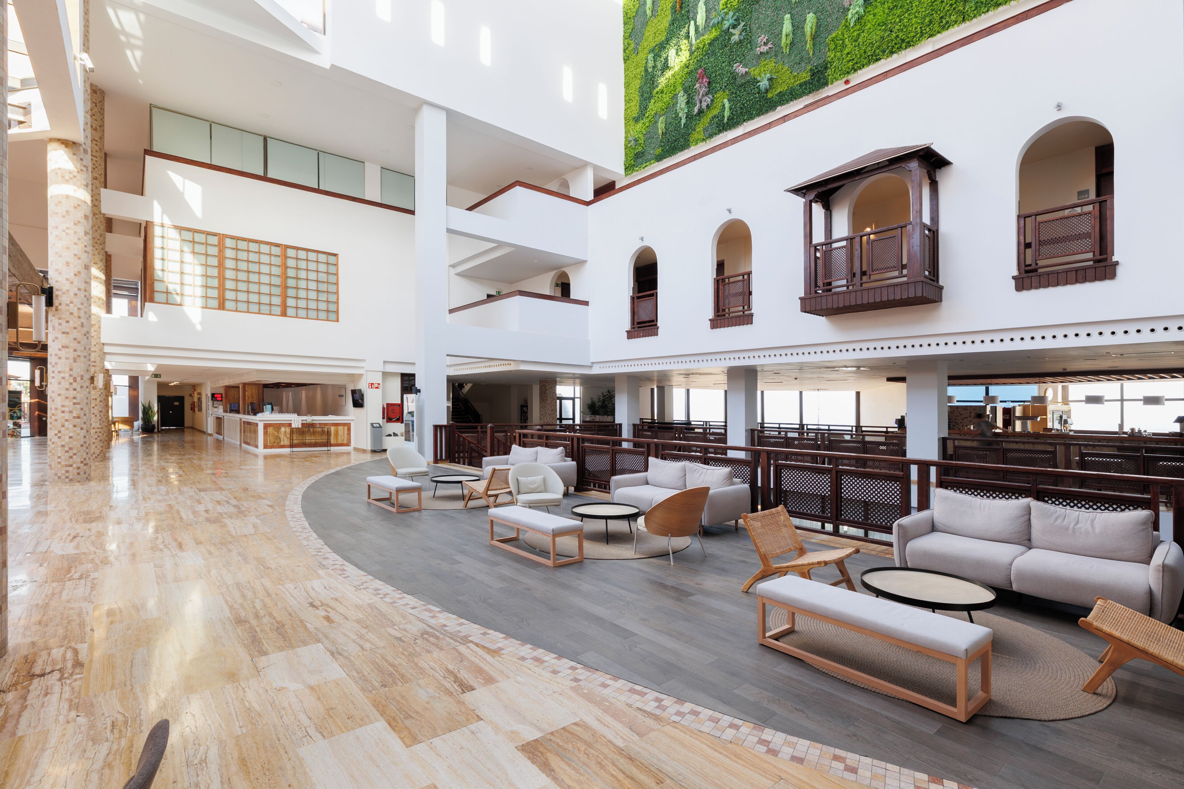 Sitzecke in der Lobby