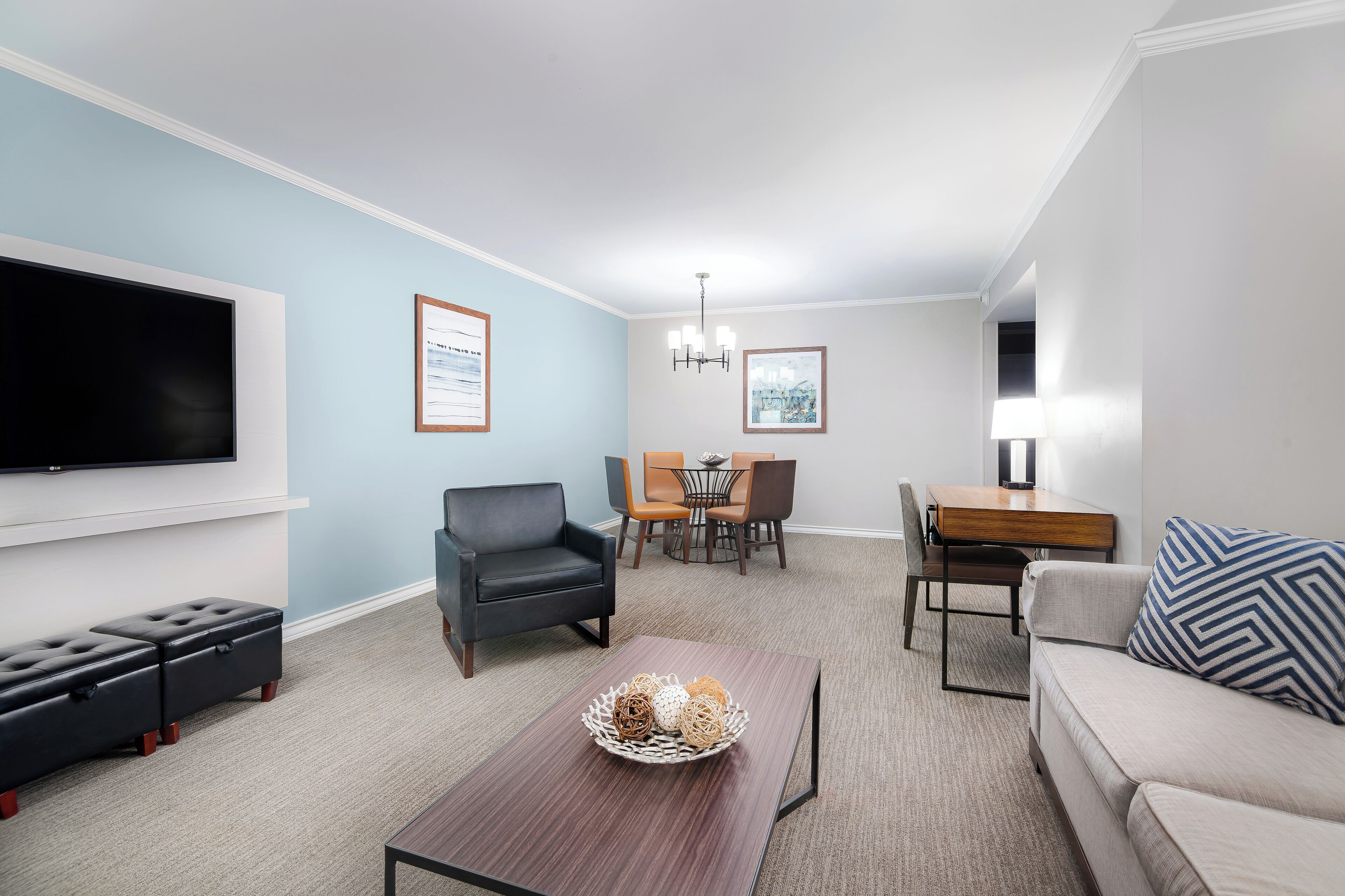 Premium bedding, pillow-top beds, in-room safe, desk