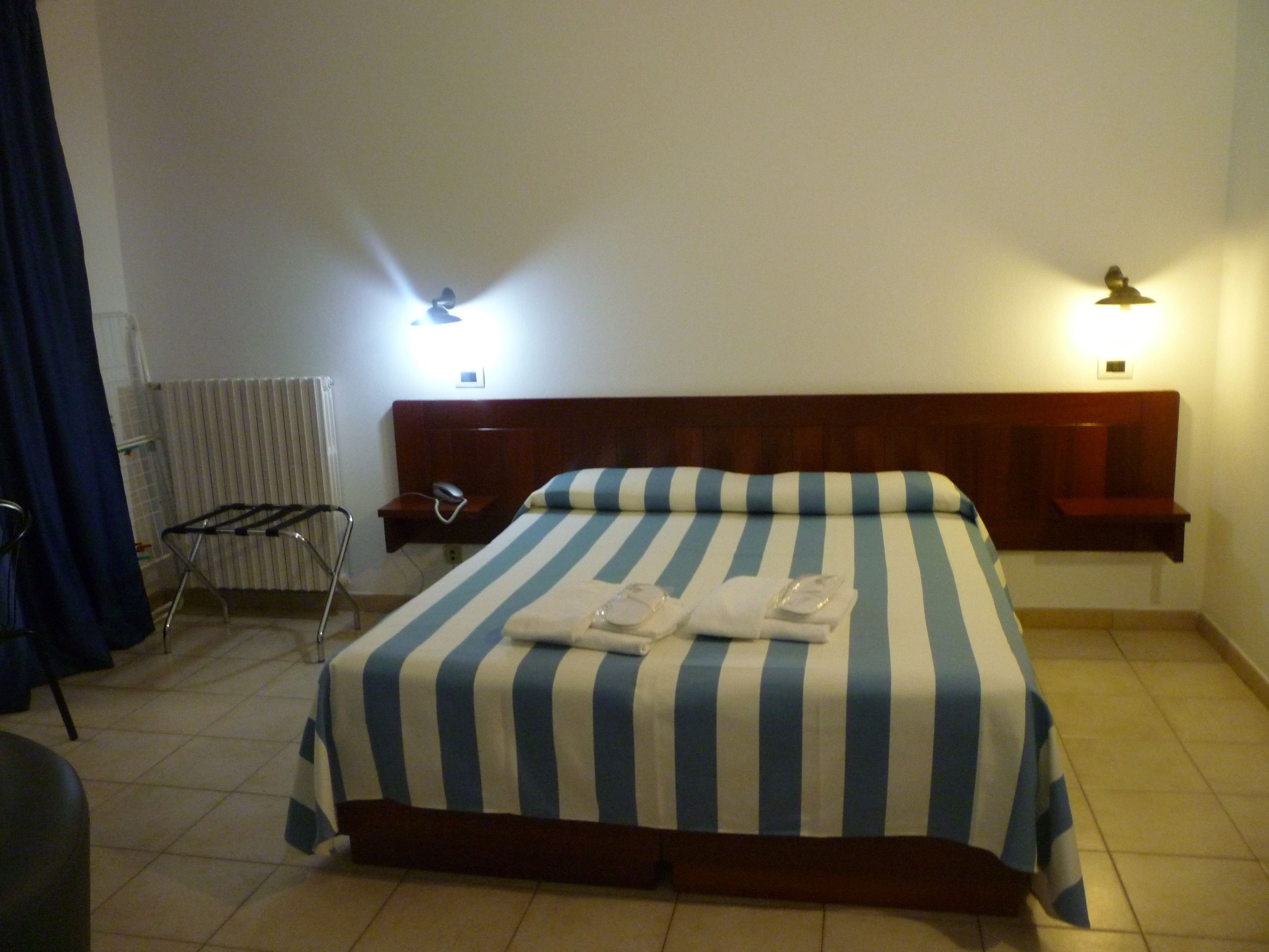 memory-foam beds, desk, blackout curtains, soundproofing