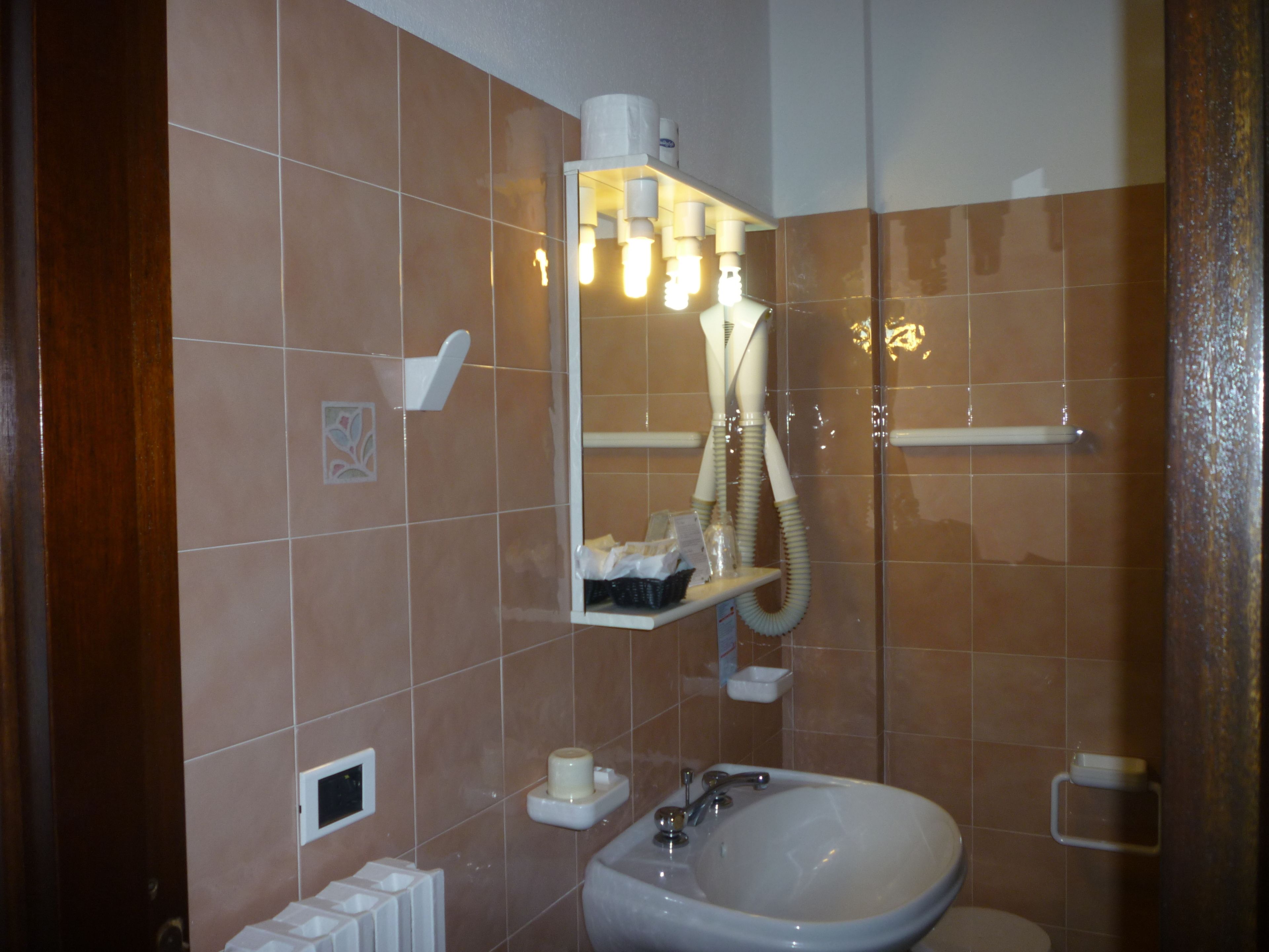 shower, free toiletries, hair dryer, slippers