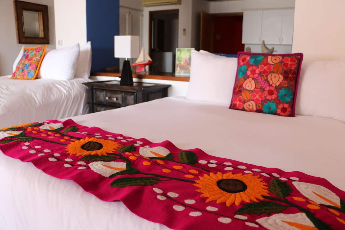 Studio Double City View | 1 habitación y ropa de cama de alta calidad