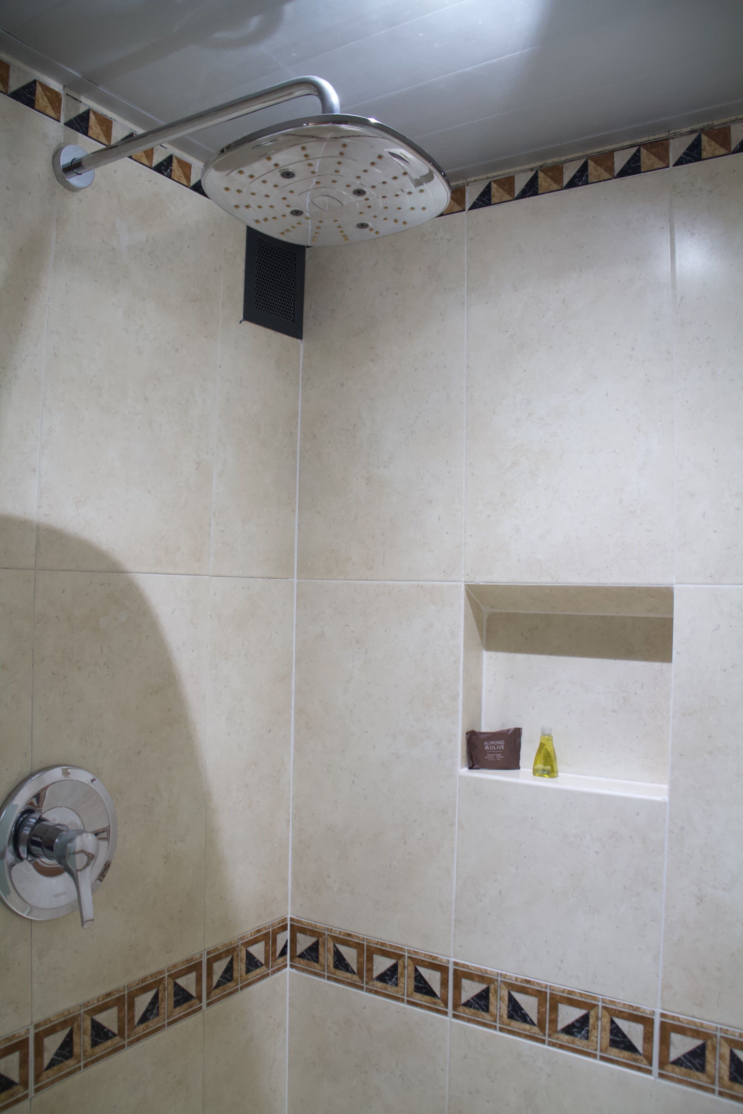 room, 2 queen beds | bathroom shower