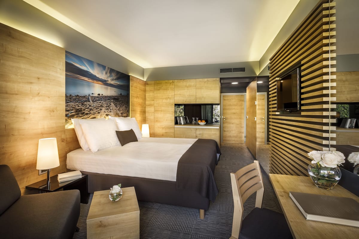 Minibar, in-room safe, desk, WiFi (free)