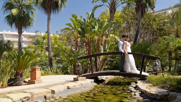 Zona para bodas al aire libre