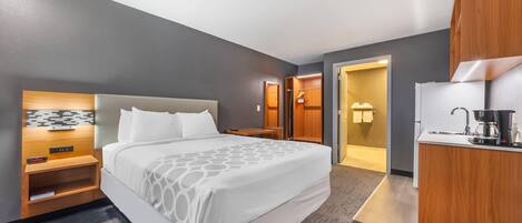 Room, 1 Queen Bed, Accessible, Non Smoking | Pillowtop beds, blackout drapes, iron/ironing board, free WiFi