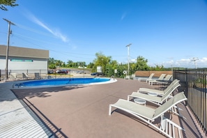 Seasonal outdoor pool