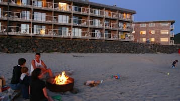 On the beach