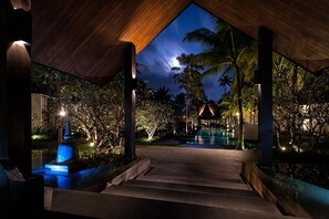 Entrada de la propiedad