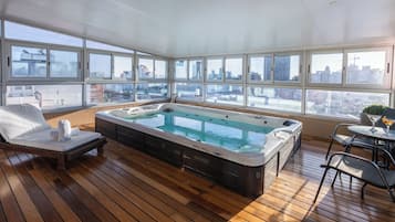 Rooftop pool