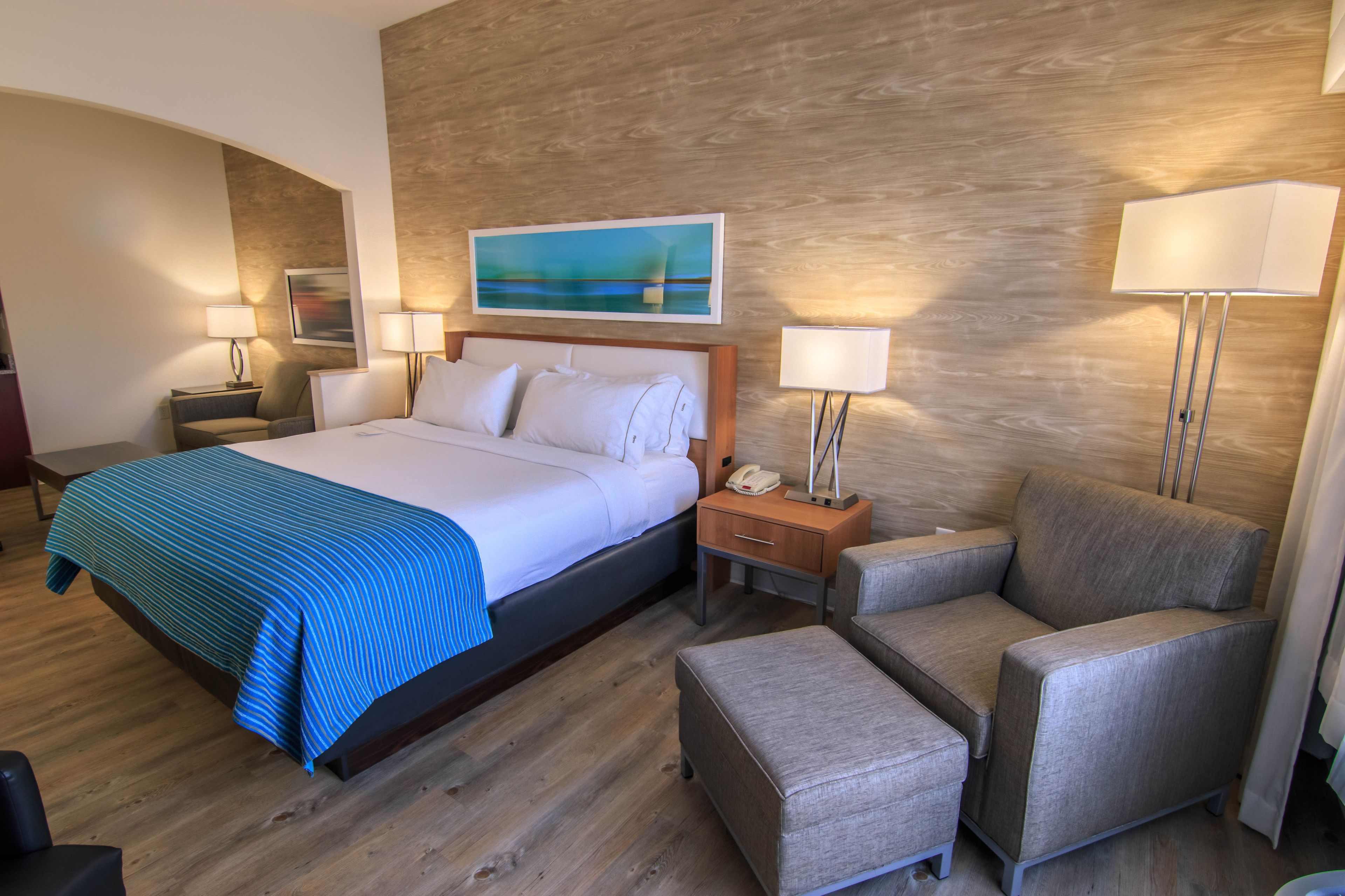 suite, 1 king bed (extra living room) | 1 bedroom, desk, iron/ironing board, free wifi