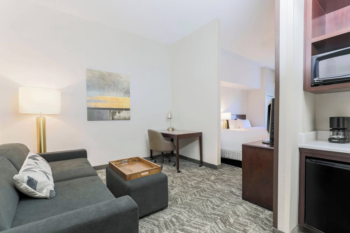 down duvets, pillow-top beds, desk, blackout curtains