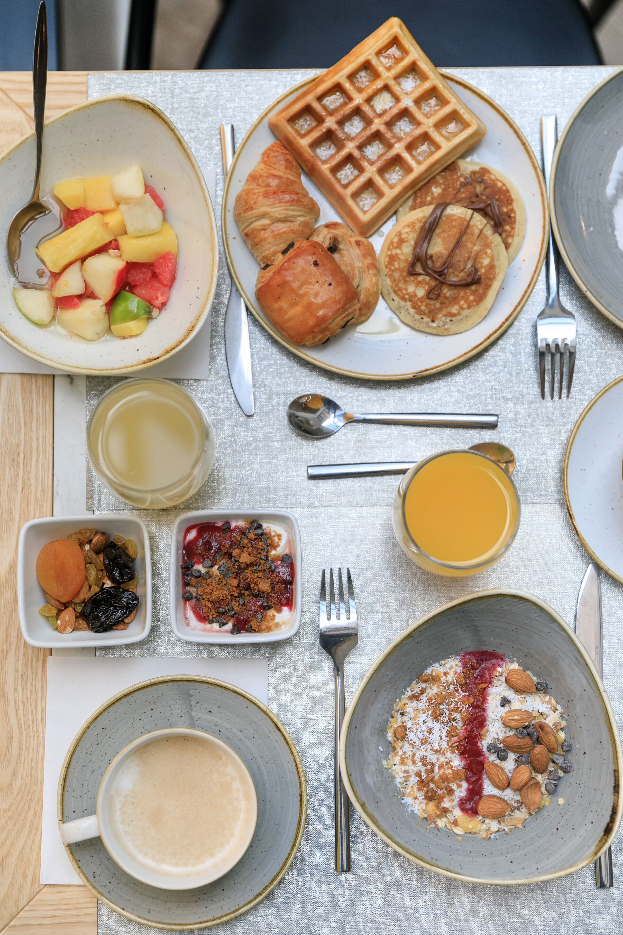 daily buffet breakfast (eur 15 per person)