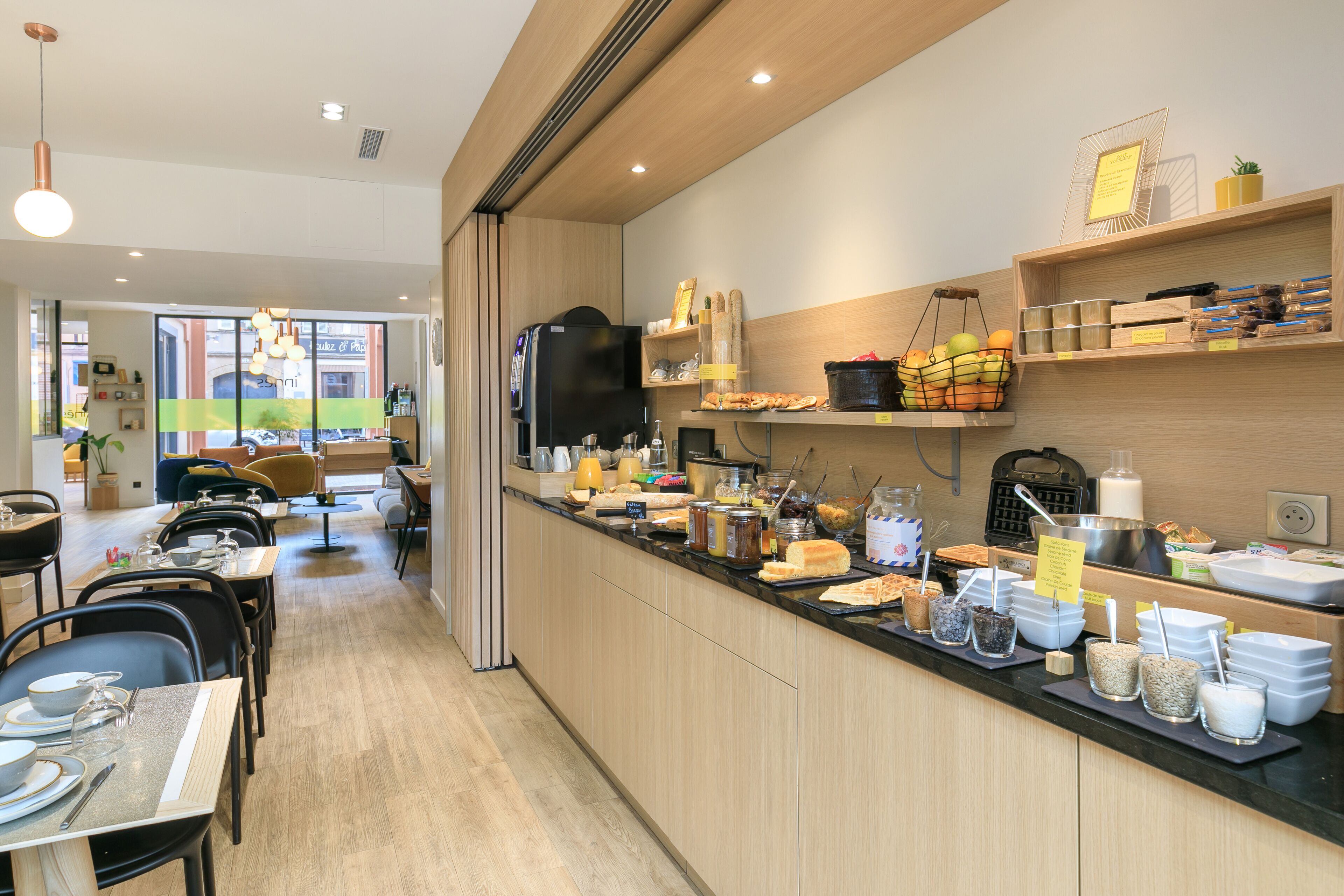 daily buffet breakfast (eur 15 per person)