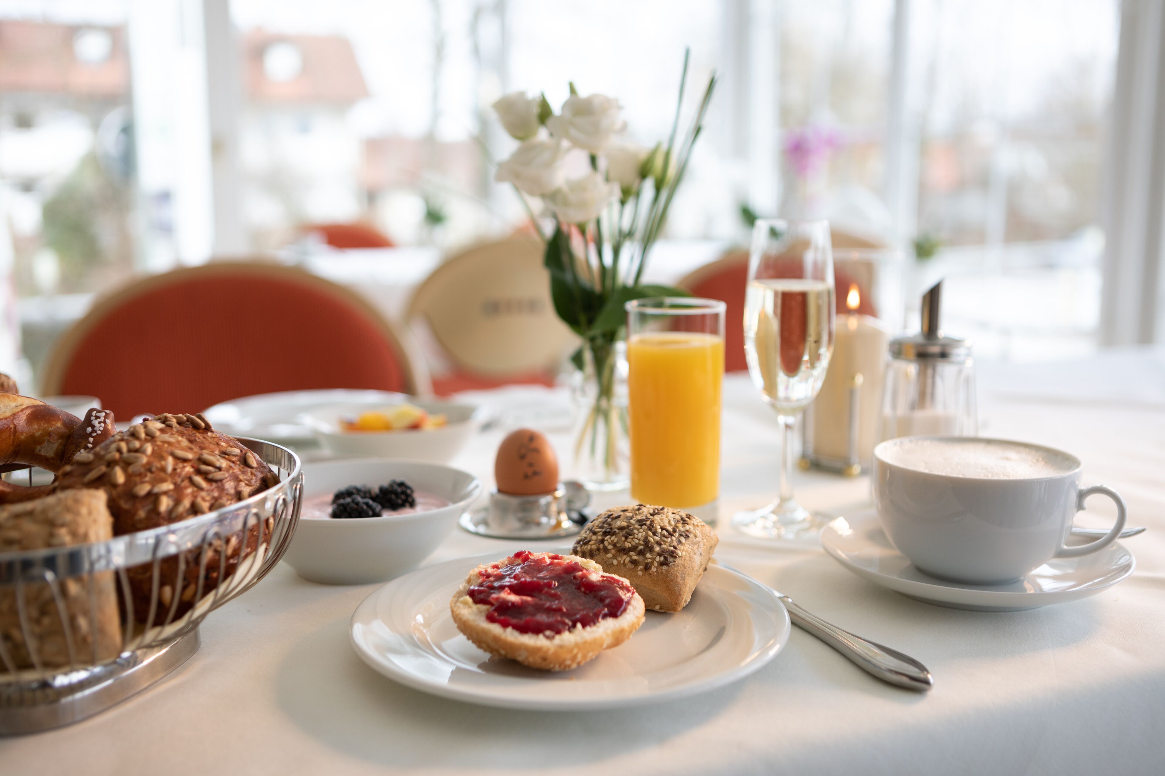 daily buffet breakfast (eur 14 per person)