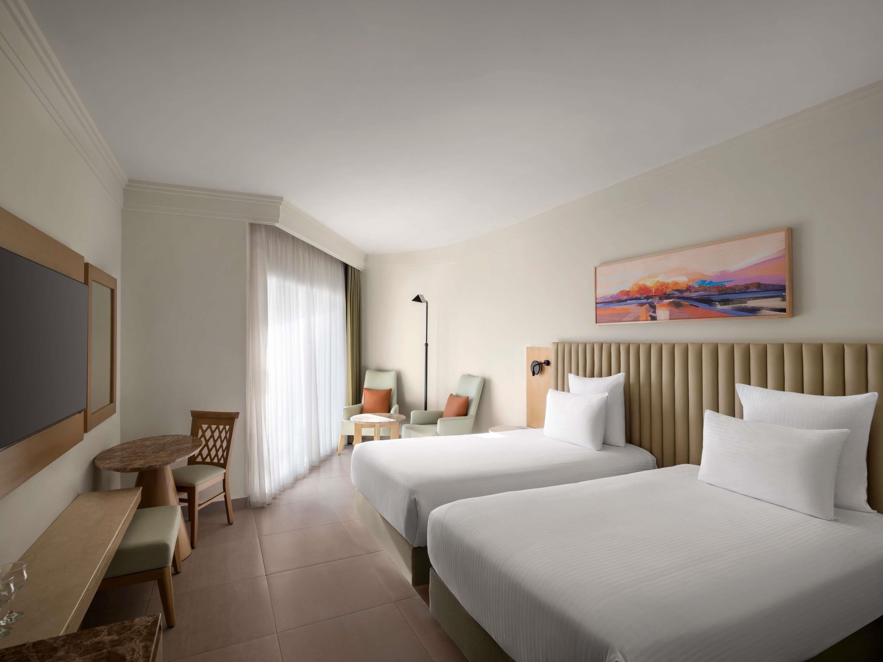 Minibar, in-room safe, desk, blackout curtains