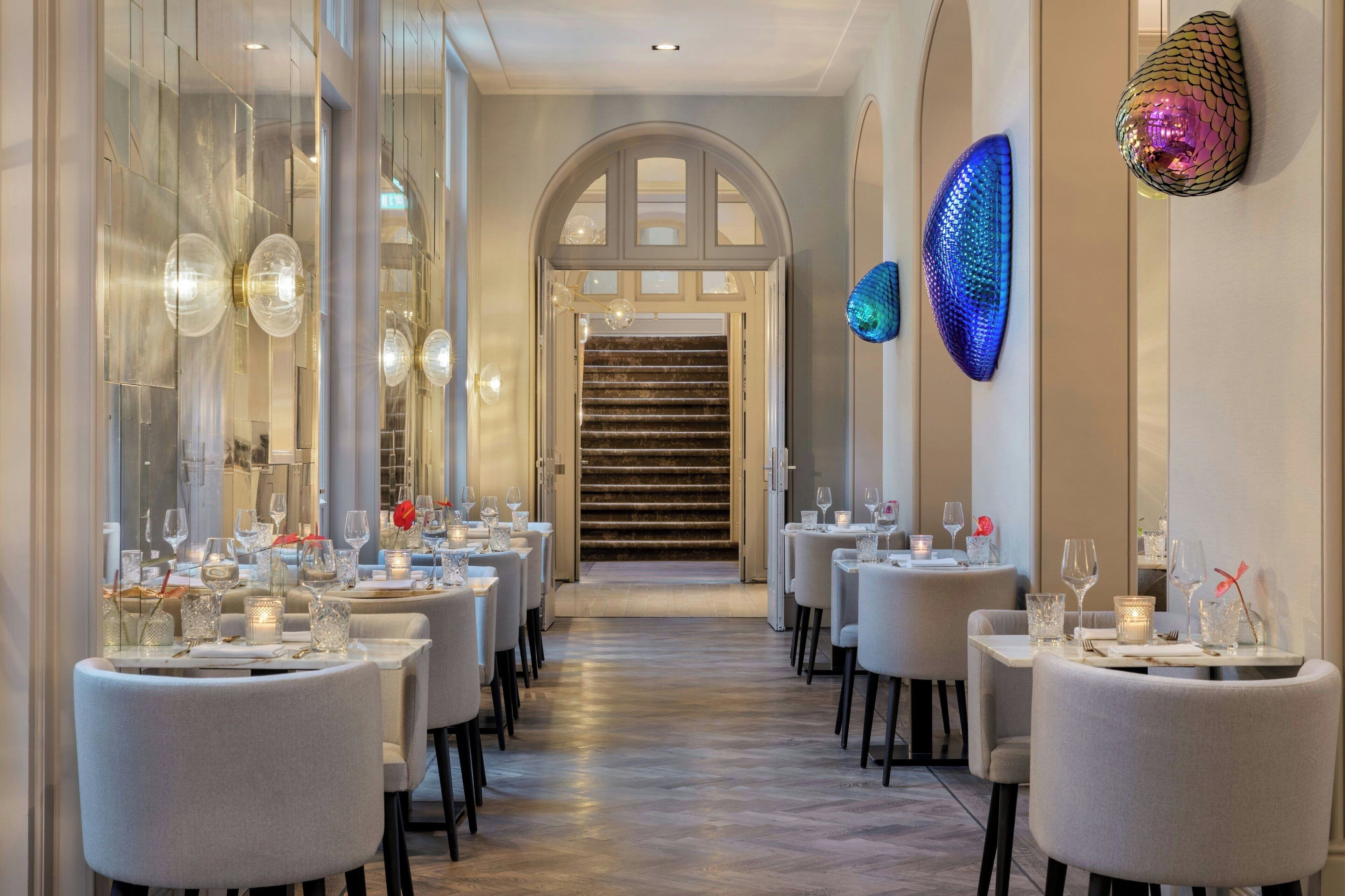 breakfast, lunch, dinner served; international cuisine, garden views