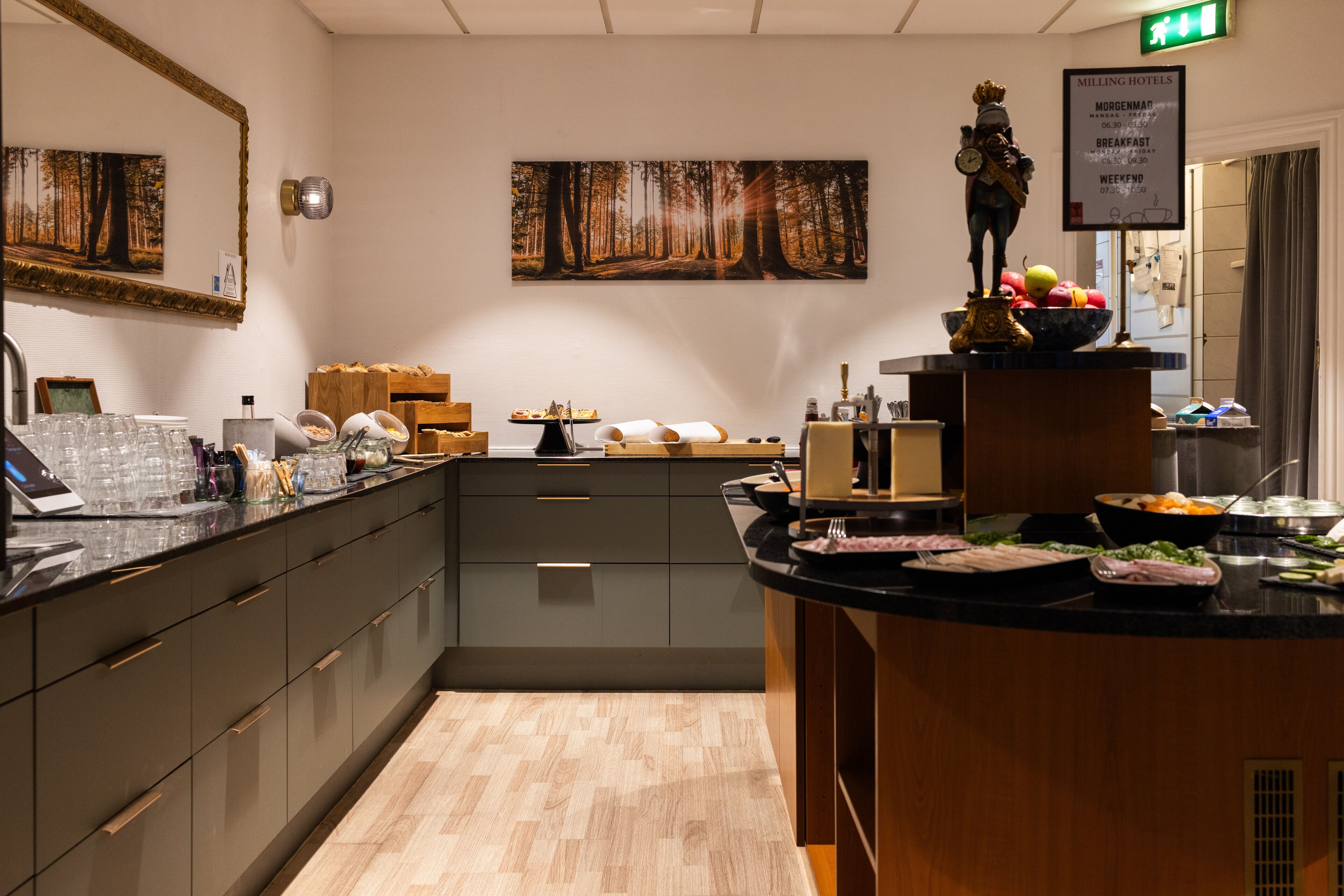 Desayuno bufé gratuito y diario