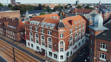 Majoituspaikan julkisivu