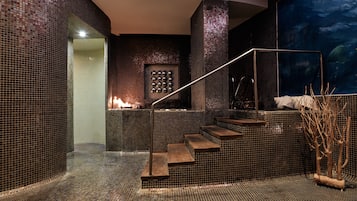 Behandlungsräume für Paare, Sauna, Whirlpool, Dampfbad