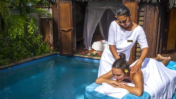 Área de tratamento externa, tratamentos corporais, hidroterapia