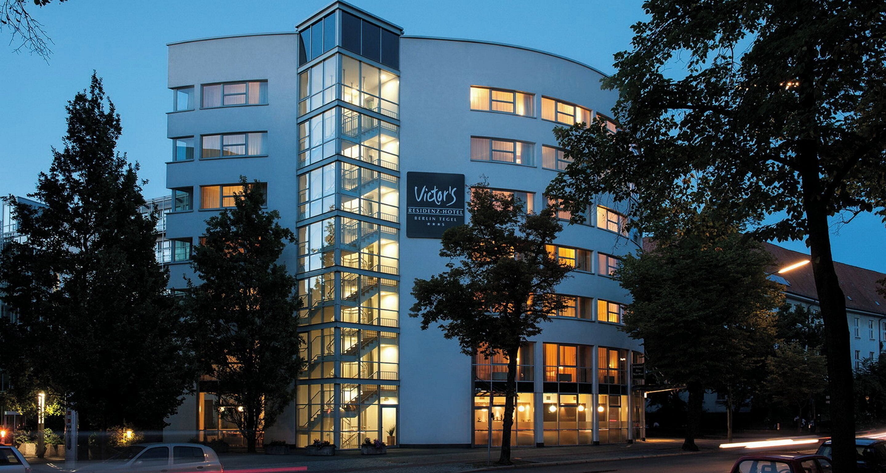 Fassade der Unterkunft – Abend/Nacht