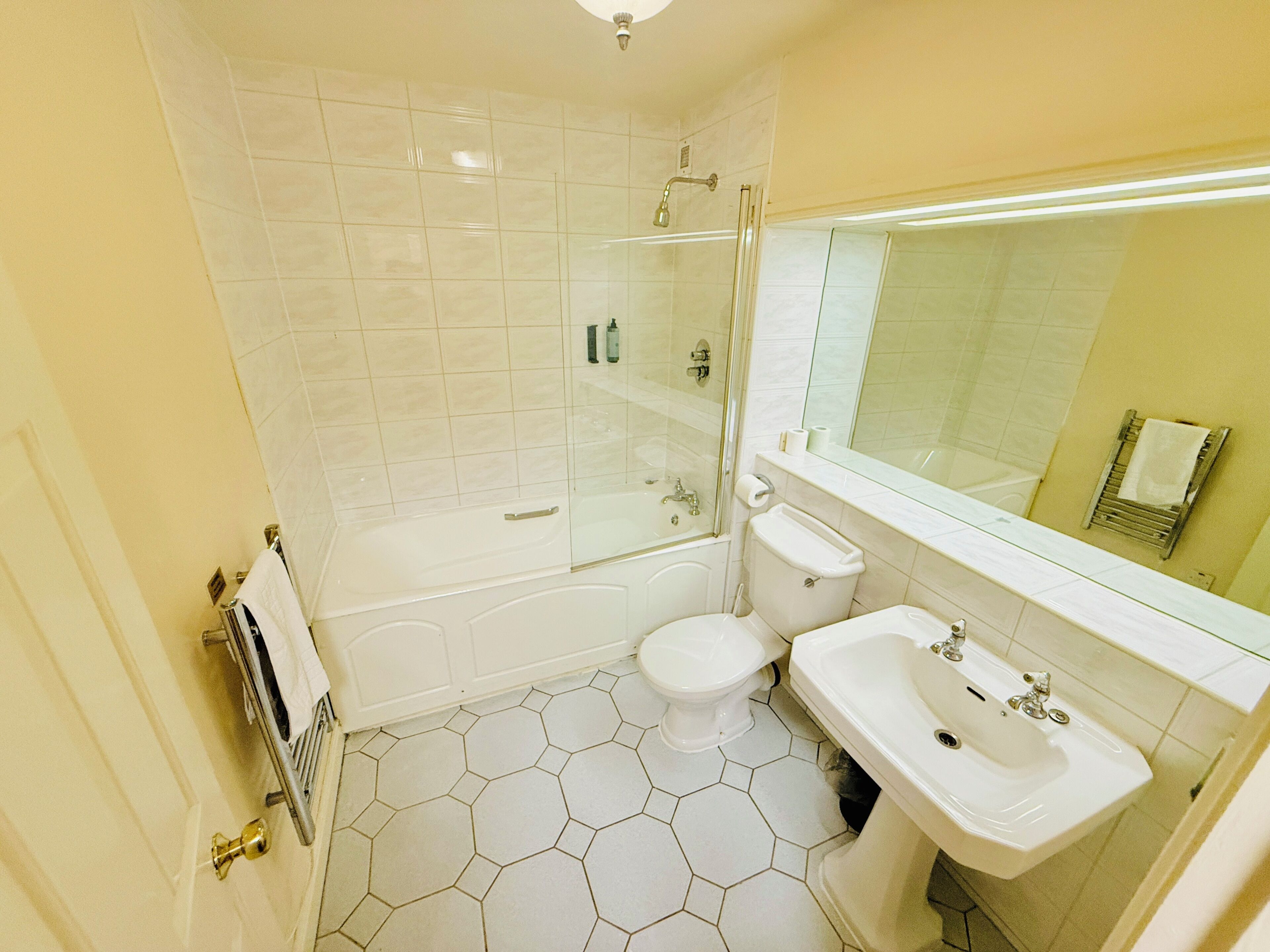 Habitación Deluxe con 2 camas individuales | Baño | Regadera, amenidades de baño gratuitas, secadora de cabello, toallas 