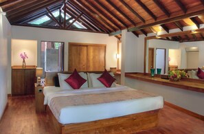Superior cottage | 1 slaapkamer, lakens van Egyptisch katoen, luxe beddengoed, een minibar