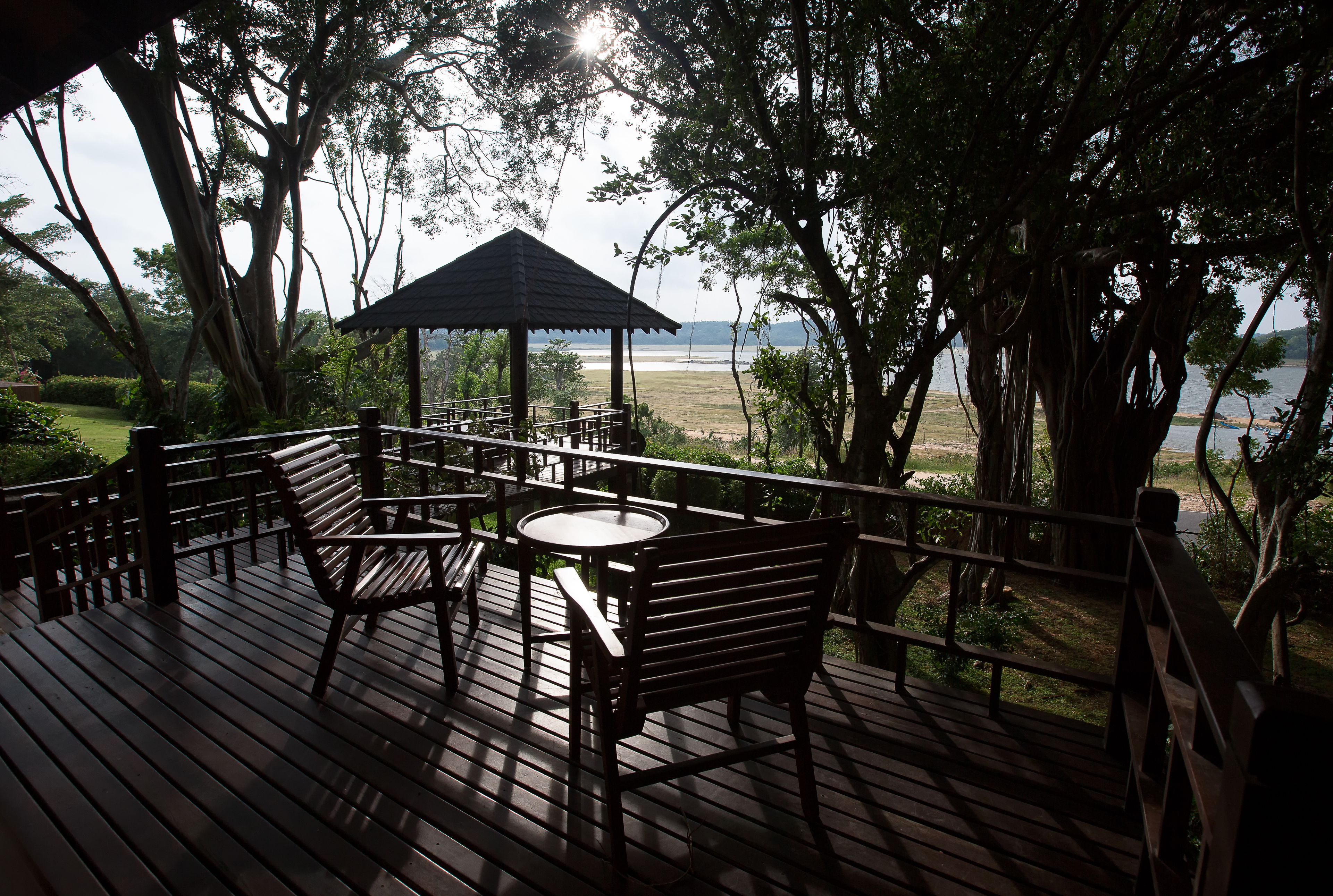 Casa de campo, vista para o lago | Vista do quarto