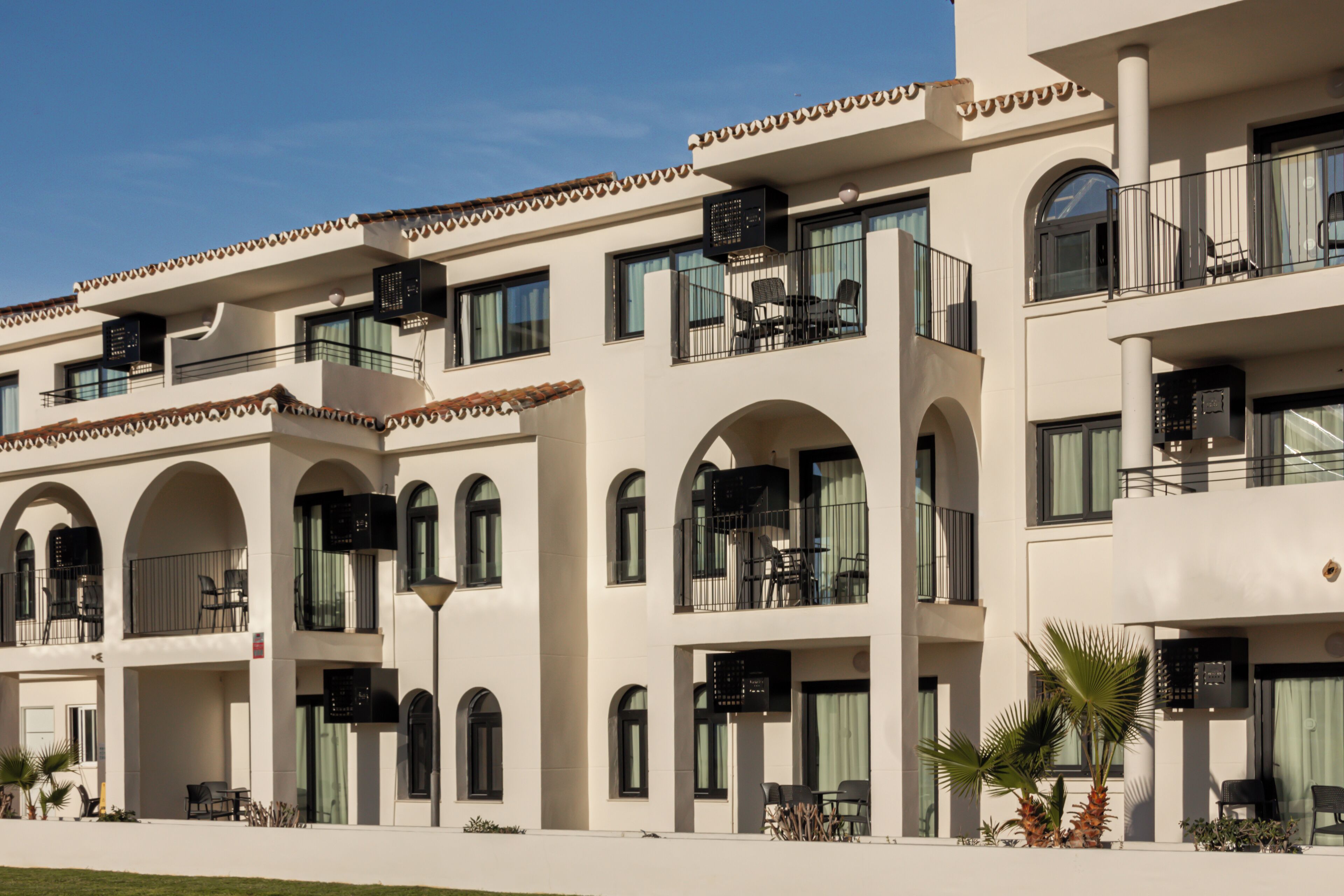 Voorkant van accommodatie