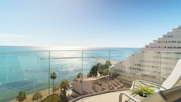 Sea View Double Room Grand Corner Terrace (2 Adults) | Terrace/patio